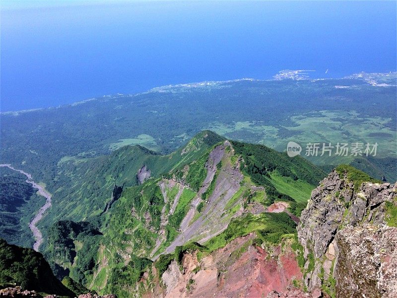 Mount Rishiri in Hokkaido, Japan (百名山)